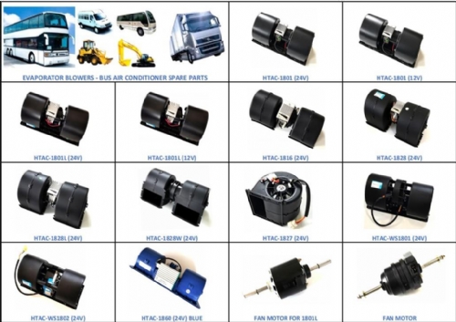BUS AIR CONDITIONER BLOWERS AND FANS