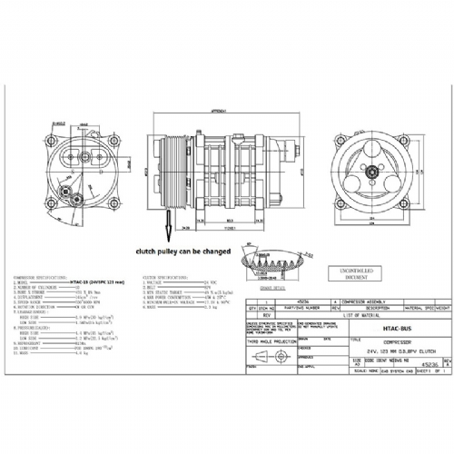 Auto compressor Thermo King 10-2573